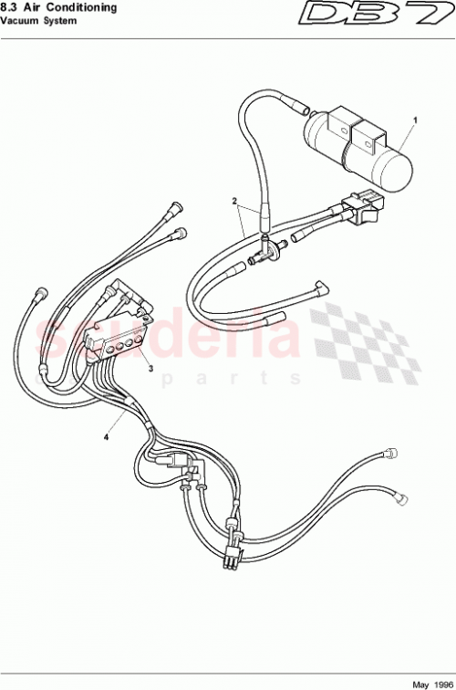 Part Diagram for Aston Martin 89-84153
