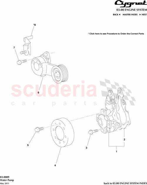 Part Diagram for Aston Martin 16620-47020