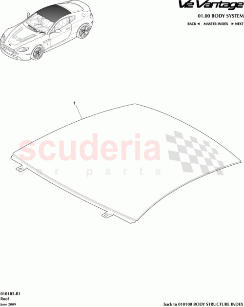 Part Diagram for Aston Martin BG33-C50202-AC