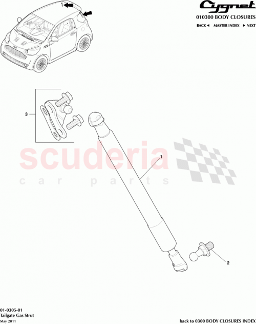 Part Diagram for Aston Martin AY2Y-406A10-AA