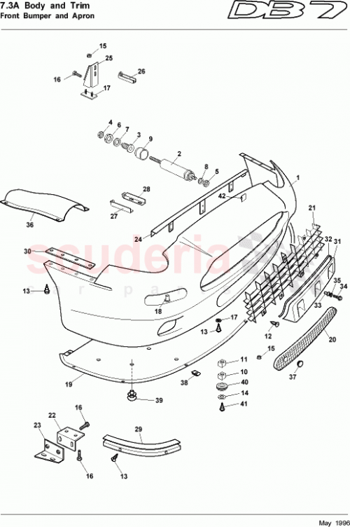 Part Diagram for Aston Martin 42-81652