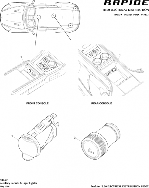 Part Diagram for Aston Martin 98AG-15052-AB