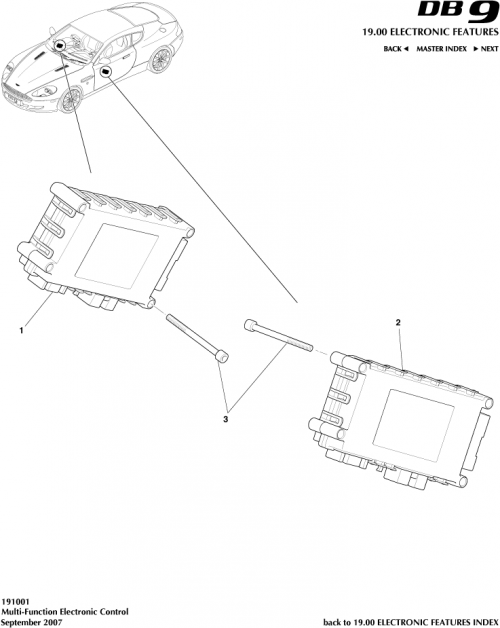 Part Diagram for Aston Martin AG43-14C237-CA