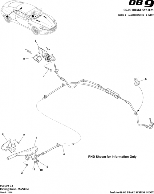 Part Diagram for Aston Martin 4G43-8492-AC