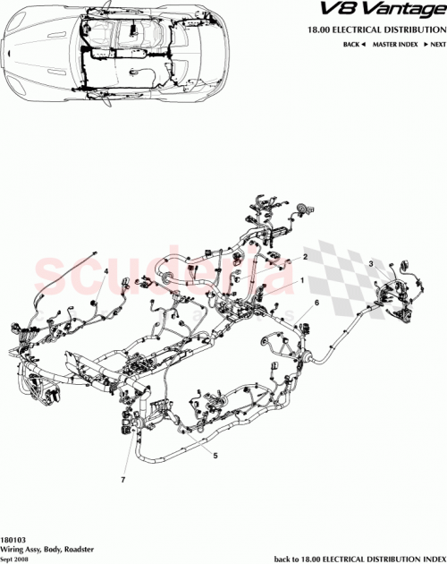 Part Diagram for Aston Martin 6G33-14A005-WC
