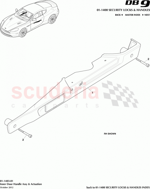 Part Diagram for Aston Martin BG33-22614-AB
