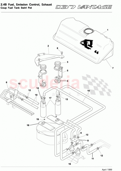 Part Diagram for Aston Martin 34-86513