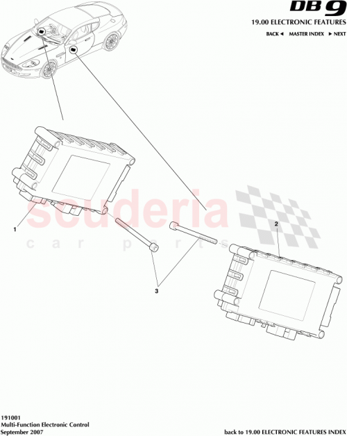 Part Diagram for Aston Martin 092061