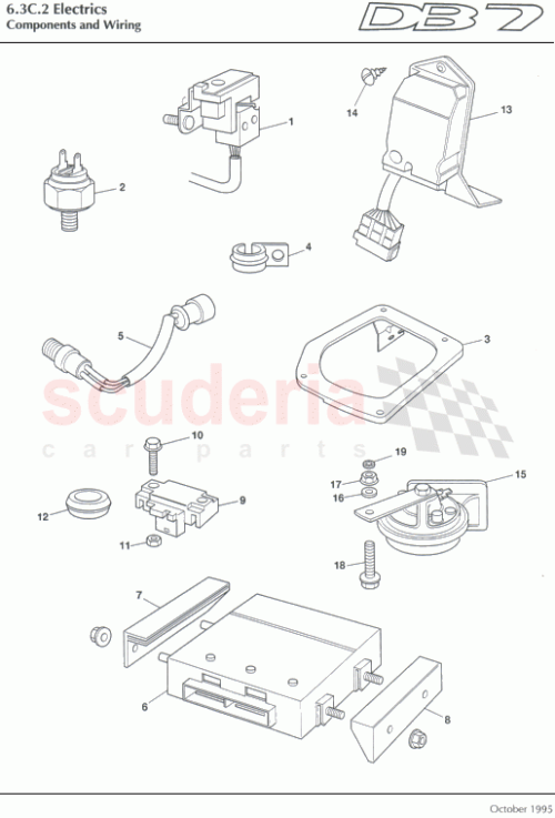 Part Diagram for Aston Martin 37-123784-AA