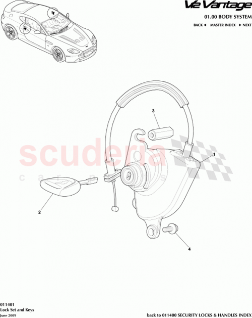 Part Diagram for Aston Martin 6G33-F21990-AB/N