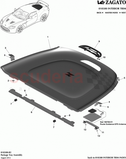 Part Diagram for Aston Martin CY83-10E921-AA