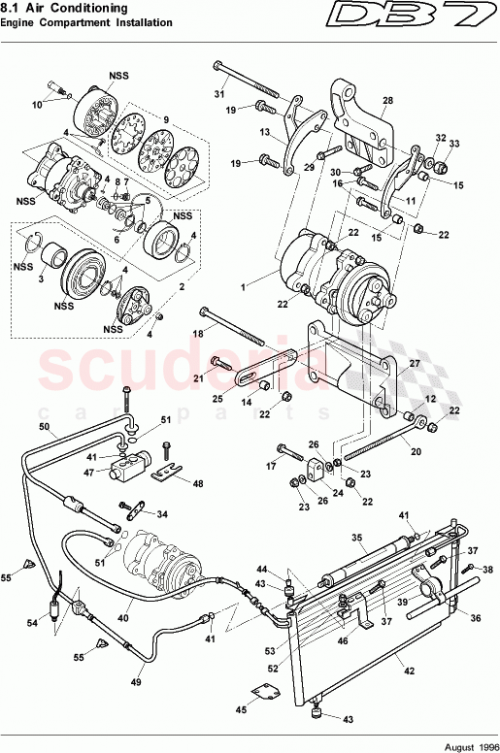 Part Diagram for Aston Martin 89-82077