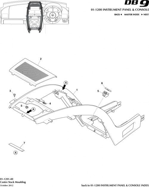 Part Diagram for Aston Martin CG43-55210-BAW