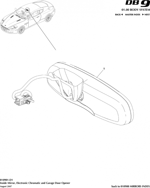 Part Diagram for Aston Martin 7G43-17700-AC