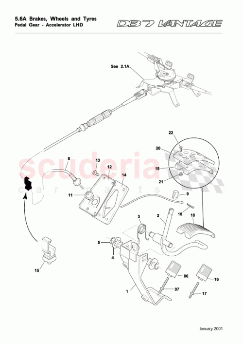 Part Diagram for Aston Martin 698948