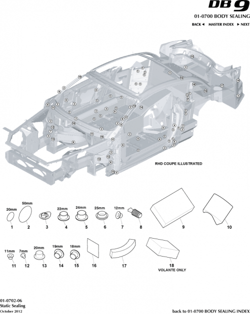 Part Diagram for Aston Martin 4G43-M4D4515-BA