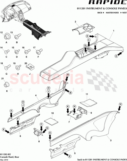 Part Diagram for Aston Martin AD43-045C76-AGW