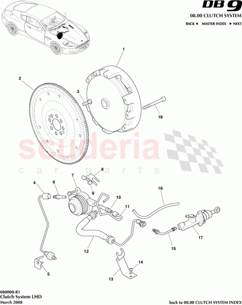 Part Diagram for Aston Martin 8D33-CD60-BA