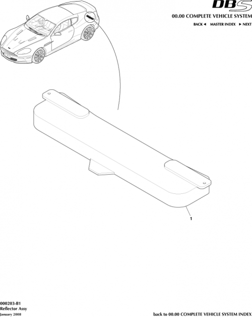 Part Diagram for Aston Martin SY9Y-C27846-BC