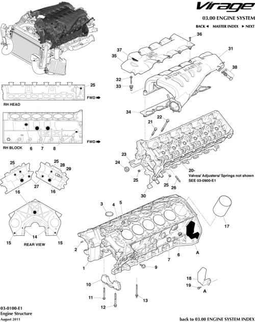 Part Diagram for Aston Martin CG43-9J444-BC