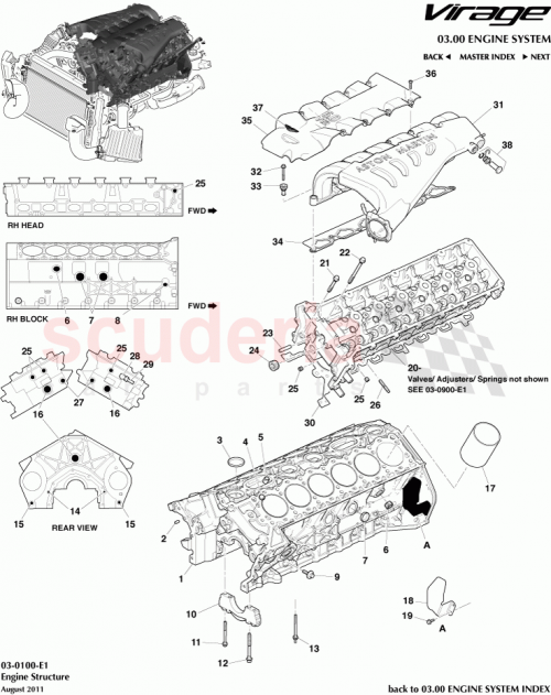 Part Diagram for Aston Martin 8D33-6049-AA
