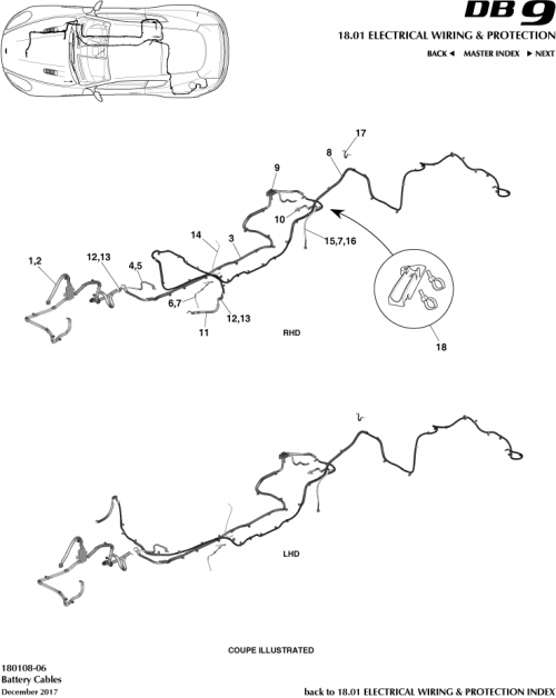 Part Diagram for Aston Martin 9G43-10A752-AA
