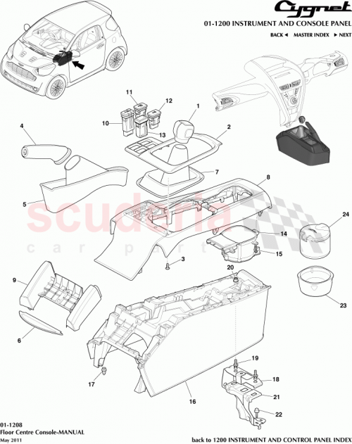 Part Diagram for Aston Martin 58995-74010