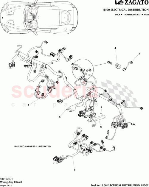 Part Diagram for Aston Martin DG43-14K024-BD