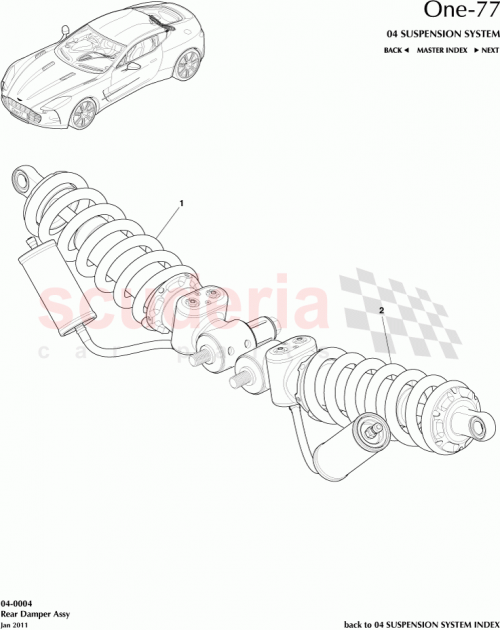 Part Diagram for Aston Martin AY93-11-10083