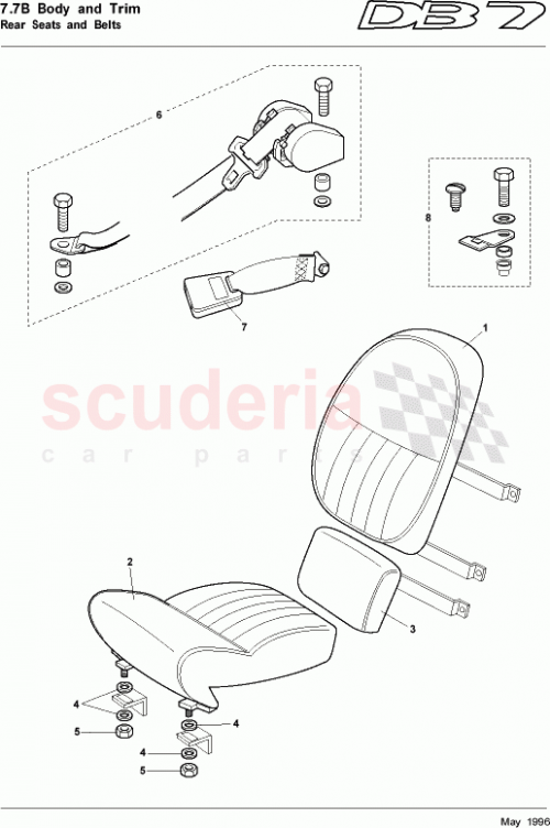 Part Diagram for Aston Martin 697134