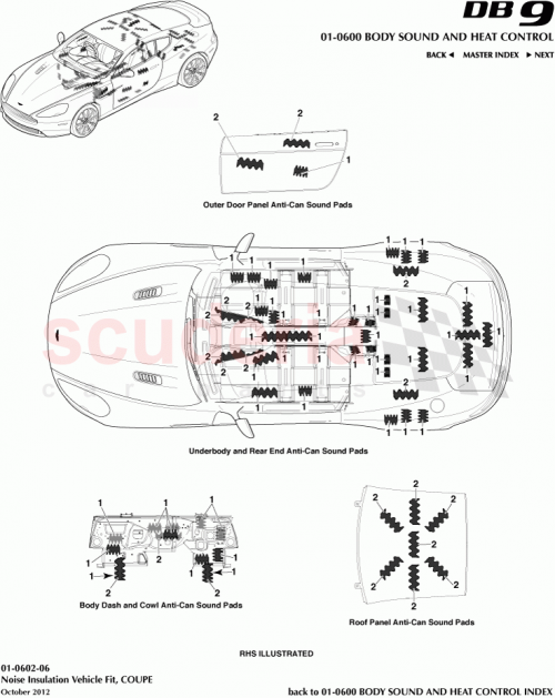 Part Diagram for Aston Martin 7G33-114C00-AA