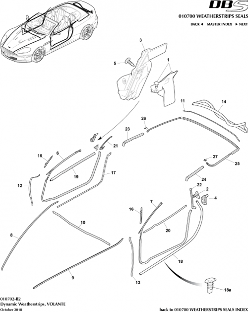 Part Diagram for Aston Martin 4G43-L20708-BB