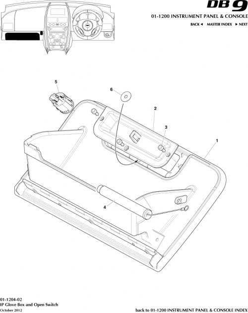 Part Diagram for Aston Martin RY9Y-4A881-AB