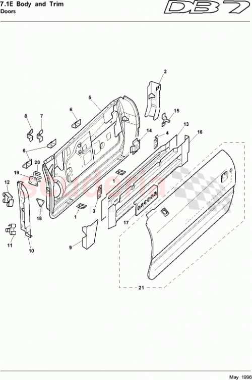 Part Diagram for Aston Martin 65-80783