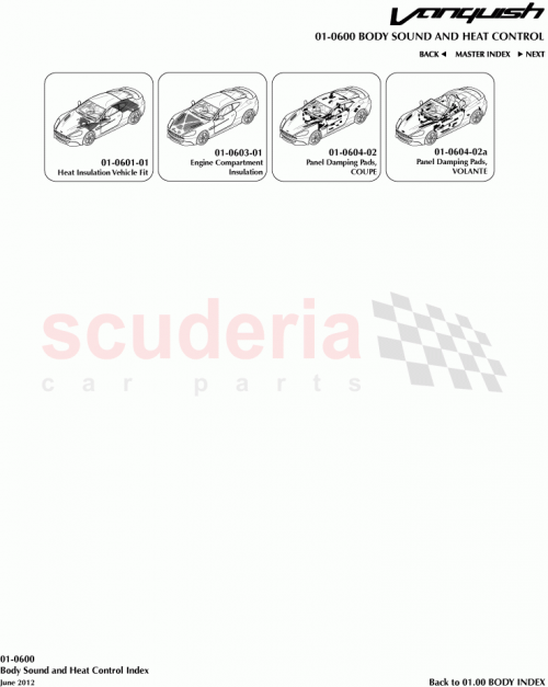 Part Diagram for Aston Martin CD33-11398-BA