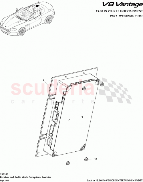 Part Diagram for Aston Martin 31260738