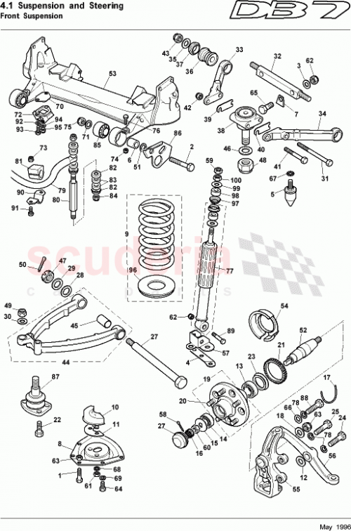 Part Diagram for Aston Martin 23-80973