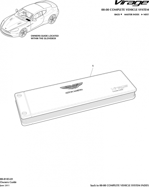 Part Diagram for Aston Martin CG43-120609-GA