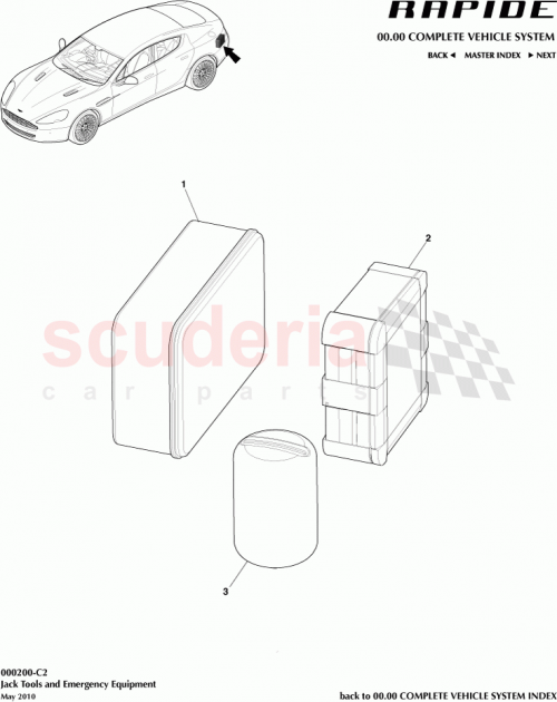 Part Diagram for Aston Martin AD4319A441AA
