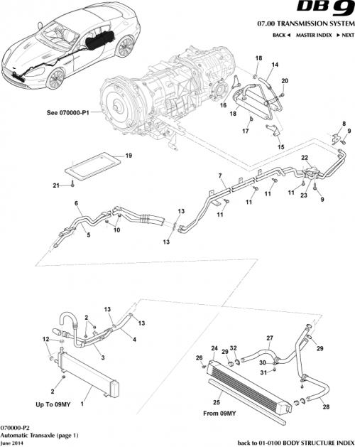 Part Diagram for Aston Martin 4G43-7F120-CB