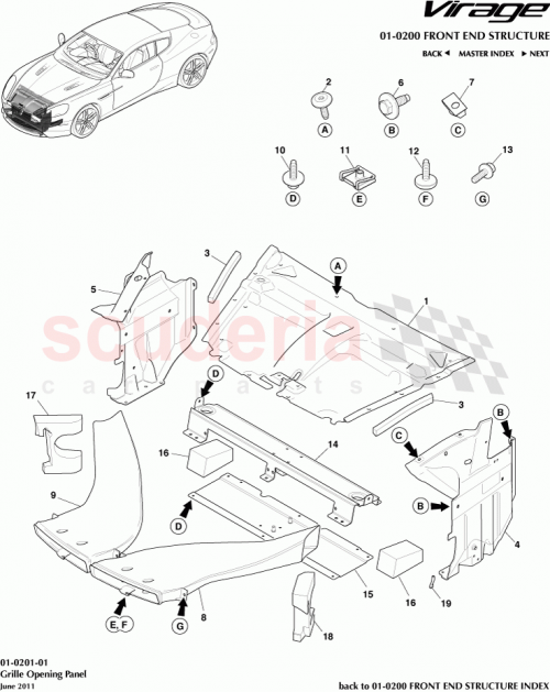 Part Diagram for Aston Martin CG43-334610-AA