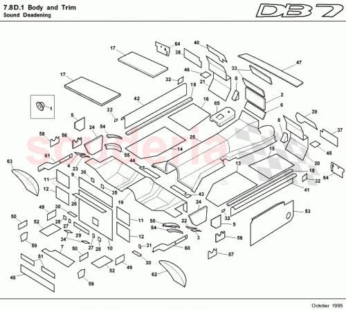 Part Diagram for Aston Martin 85-82336