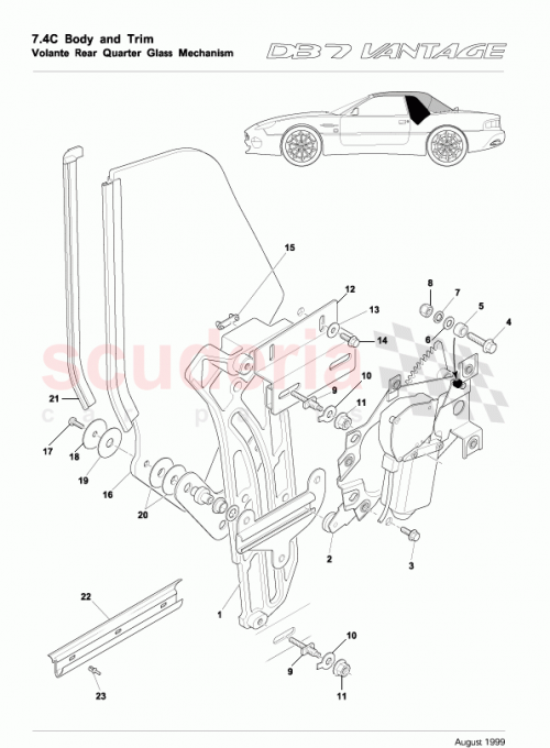 Part Diagram for Aston Martin 697701
