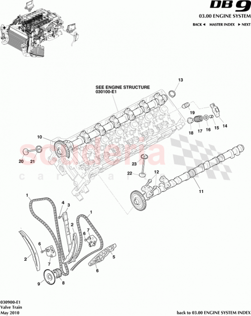 Part Diagram for Aston Martin 1R12-06-10062