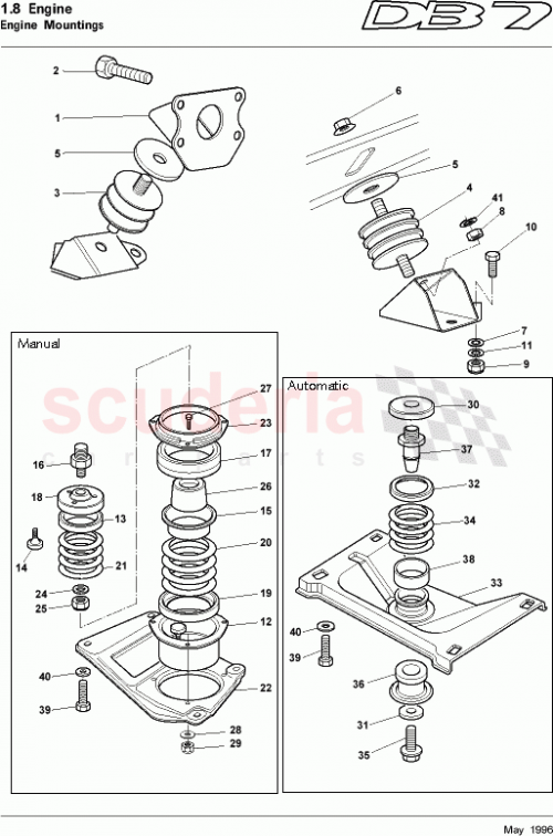 Part Diagram for Aston Martin 10-84531