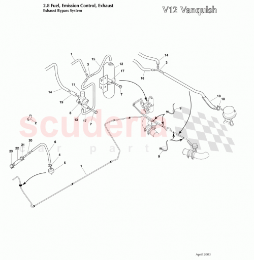 Part Diagram for Aston Martin 1R12-351811-AH