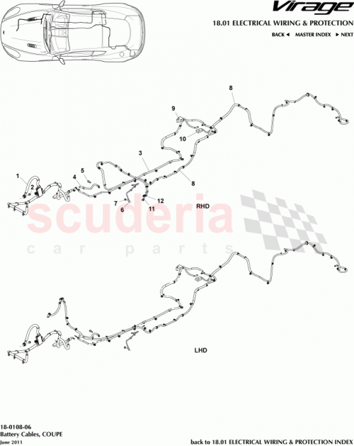 Part Diagram for Aston Martin AD43-10C310-AA