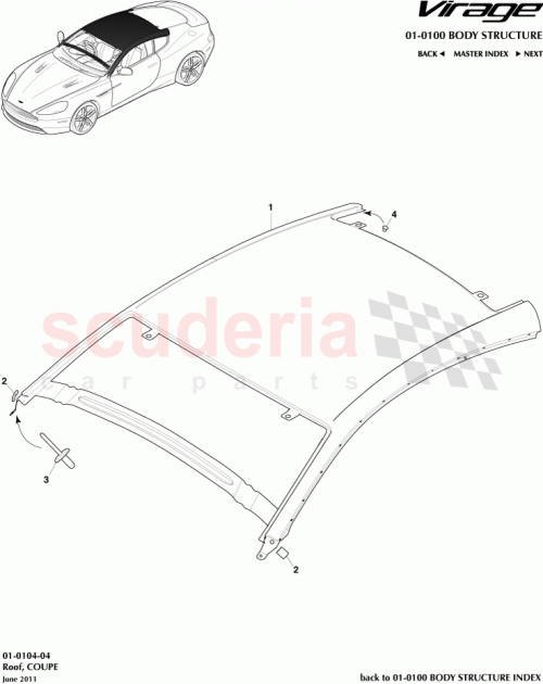 Part Diagram for Aston Martin 7G430257AA