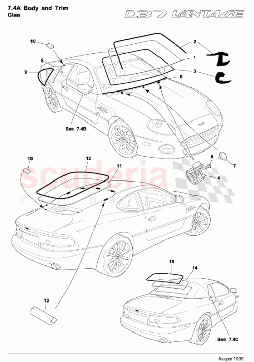Part Diagram for Aston Martin 76-140061-AA
