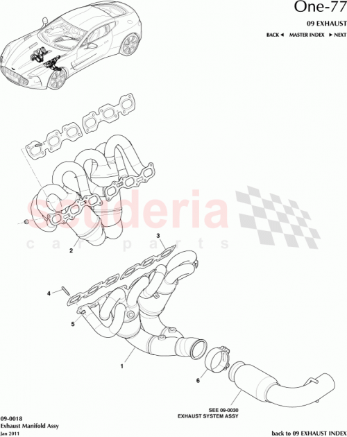 Part Diagram for Aston Martin 12023-03-8795-AF